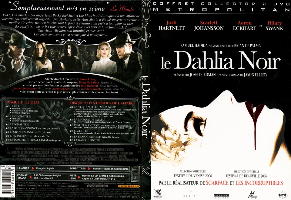 The Dahlia Schwarz - Ausgabe Auffang- - DVD Neu - Bild 1 von 1
