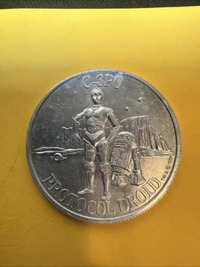 Star Wars Kenner Vintage POTF Power of the Force C-3PO Protocol Droid Coin - Bild 1 von 2
