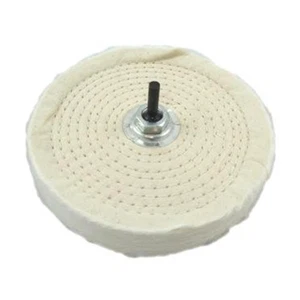 Polierschleifen 6 Zoll 150 mm Moppscheibe für Bohrer Tischschleifer 80 Schichten Baumwolle - Bild 1 von 11