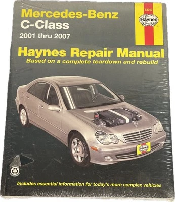 HAYNES Mercedes-Benz Clase C: C230 C240 C280 C320 C350 Manual de reparación 2001-2007 Foto 1 de 3