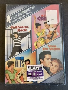ELVIS PRESLEY BLUES: 4 FILM FAVORITES 2014 Edition DVD NEW Sealed Rock N Roll - Picture 1 of 2