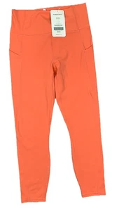 NWT Fabletics PureLuxe Oasis 7/8 Leggings Women’s M Peach Coral UPF 50+ - Picture 1 of 12