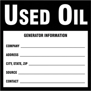 BRADY 60367 DOT Handling Label,Waste,6" W,PK100 20TD78 - Picture 1 of 1