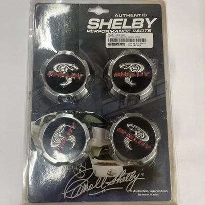 Capas de centro de roda raras Shelby Alcoa Ford Mustang Super Snake Cobra GT500 - Imagem 1 de 4