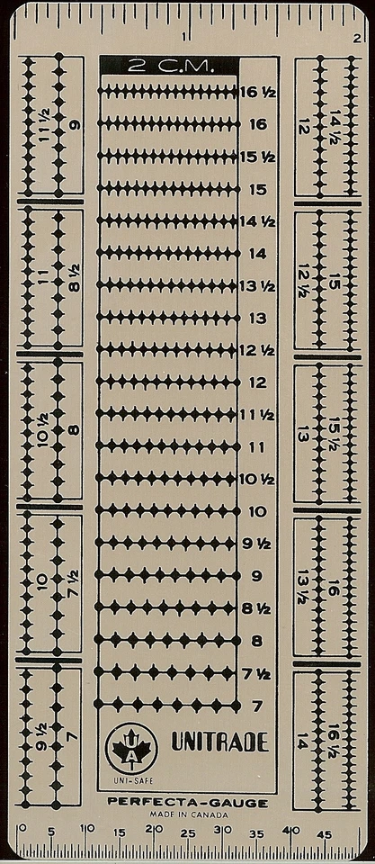 Medidor de perforación de metal Uni-safe "Perfecta-Guage" - ¡NUEVO! $3,99 - Imagen 1 de 1