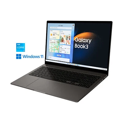 Samsung Galaxy Book3  15.6" Notebook Intel i3 8GB/256GB Graphite - Hervorragend - Bild 1 von 4
