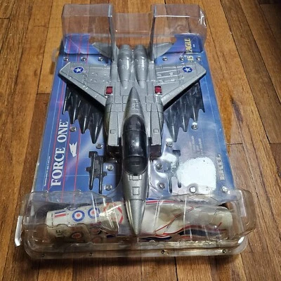 Avión Force One F-15 Eagle de 1988 raro (embalaje dañado) nuevo Foto 1 de 4