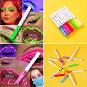 1xWaterproof Liquid Eyeliner Pen Long Lasting Neon Fluorescent Eye Liner Makeu - Picture 1 of 20