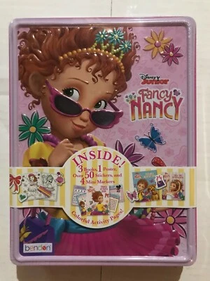 Disney Junior - Fancy Nancy - Books, Poster, Stickers, and Mini Markers - NEW - Image 1 of 2