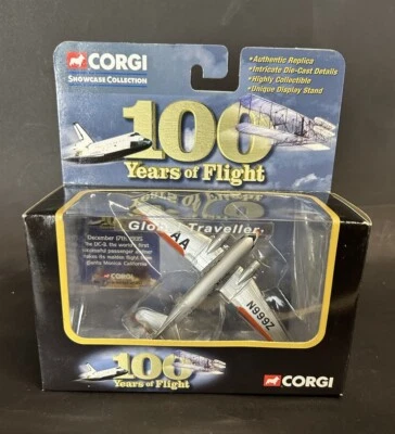 Corgi 100 Years Of Flight Douglas DC3 American Airlines Global Traveler - Image 1 of 4