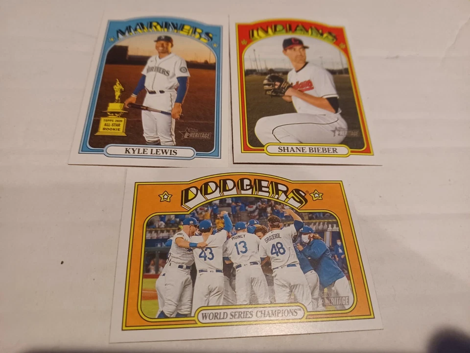 2021 Topps Heritage 301-500 plus inserts - Image 1 of 1