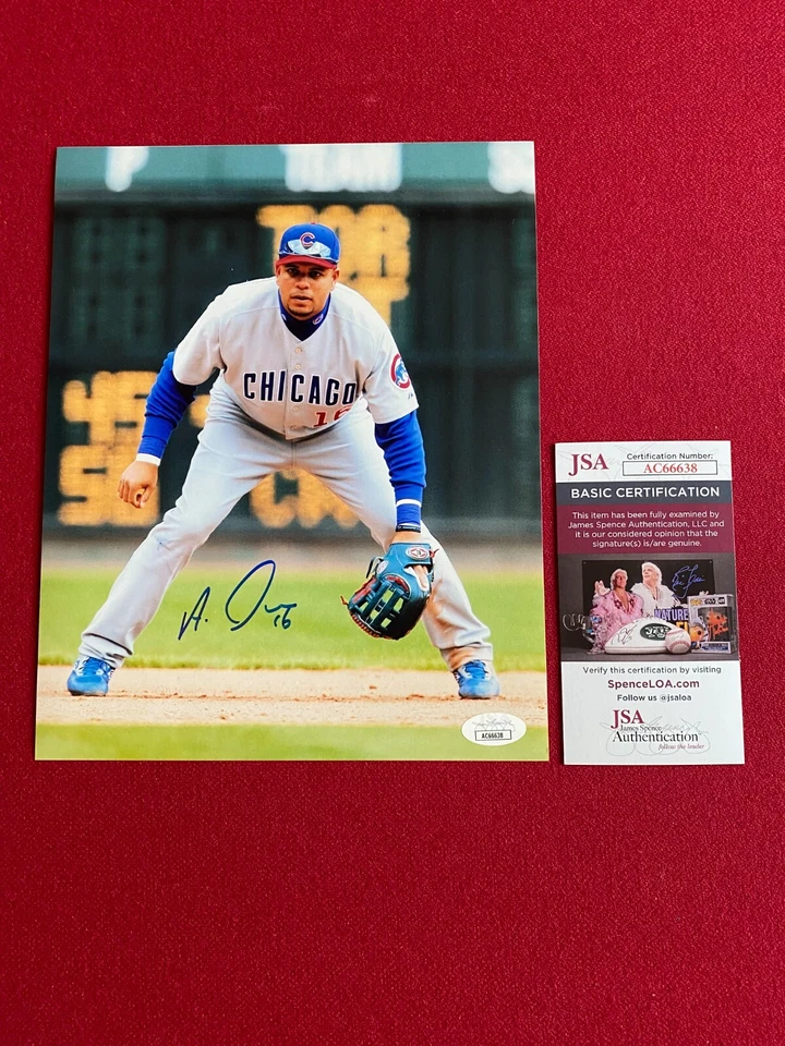 Aramis Ramírez, Foto "Autografiada" (JSA) 8x10 (Escasa/Vintage) Cachorros Foto 1 de 1