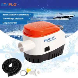 1100GPH SEAFLO Automatic Bilge Pump Marine Boat Auto Submersible Bilge Pump 12V - Picture 1 of 5