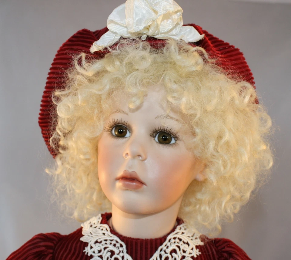 HAIRCRAFTERS Antique, Repro, BJD & More "Gabrielle" Mohair Wig Size 5-6,7-8,9-10,11-12,13-14