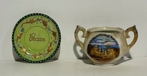 Mini Mount Rushmore sugar and non-matching mini saucer - Picture 1 of 2