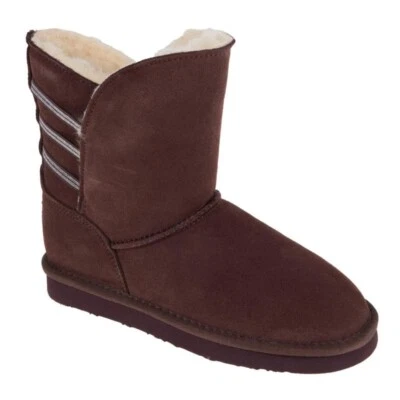 Bearpaw Women's Boots TERRI Suede Boots FIG Size 8 NEW - Image 1 of 3