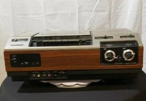 Panasonic PV-1210 VHS VCR Player Recorder Top Loader w/ Dust Cover, "PARTS ONLY" - Picture 1 of 7