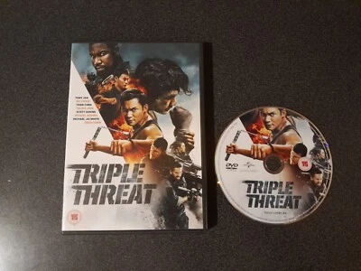 Triple Threat 2019 DVD Classic Martial Arts Action Thriller Film Tony Jaa - Image 1 of 2