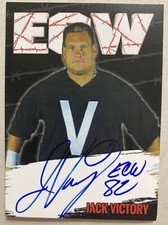 ECW auto card Jack Victory wwe wrestling signed autographed