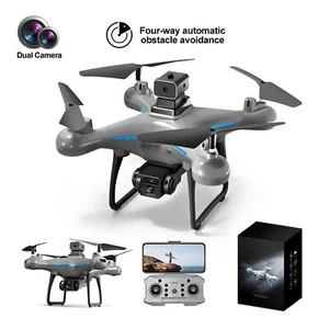 (Dual Camera)KY102 RC Drone Grey Quadcopter Toy Optical Hovering BS - Picture 1 of 24