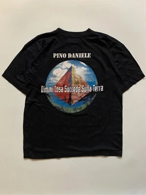 Rare Vintage Pino Daniele 90s Single Stitch TShirt - Imagen 1 de 4