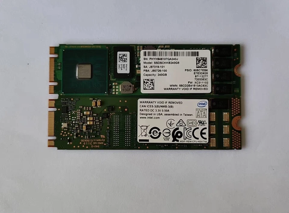 S4510 240GB Intel S4510 240GB SATA 6Gbps M.2 2280 SSD SSDSCKKB240G8 - Image 1 of 1