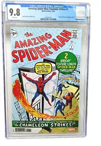 The Amazing Spider Man Faksimile Edition #1 12/22 Reprint CGC 9.8 Graded Slab - Bild 1 von 10