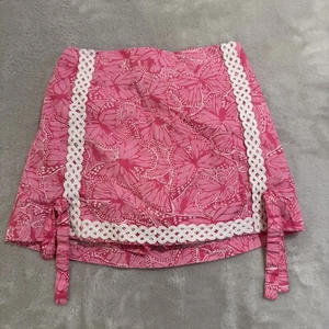 Lilly Pulitzer Jubilee butterfly pink girls skirt skort size 8 - Picture 1 of 4