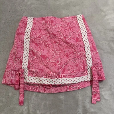 Lilly Pulitzer Jubileo Mariposa Rosa Niñas Falda Skort Talla 8 Foto 1 de 4