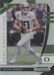 2020 Panini Prizm Draft - Draft Picks Rookies Silver Prizm #102 Justin... - Picture 1 of 1