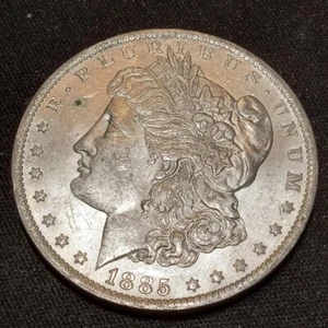 1885-O 90% Silver 1 oz. Morgan $1 Dollar Coin  nice  - Picture 1 of 2