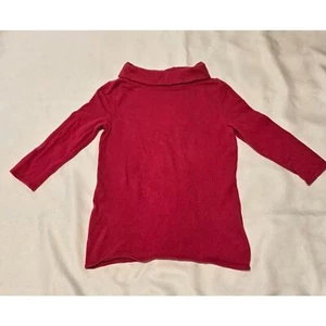 Sutton Cashmere Modern Classic blouse Medium Hot pink boat neck - Picture 1 of 8