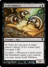 Scrib Nibblers NM MTG Worldwake Magic 2B3