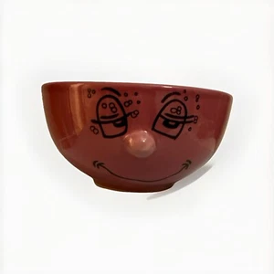 Dolcé Vita Home Collection Mauve Pink Bowl Funny Face - Picture 1 of 12