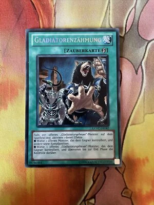 EXVC-EN087 Gladiator Taming - Secret Rare - 1st Edition - YuGiOh! LP GERMAN - Image 1 of 4