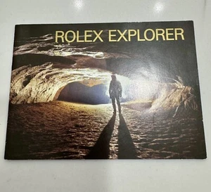 Authentic Vintage Rolex Explorer 14270 16570 Booklet Manual 1997 CLEAN ENGLISH - Picture 1 of 5
