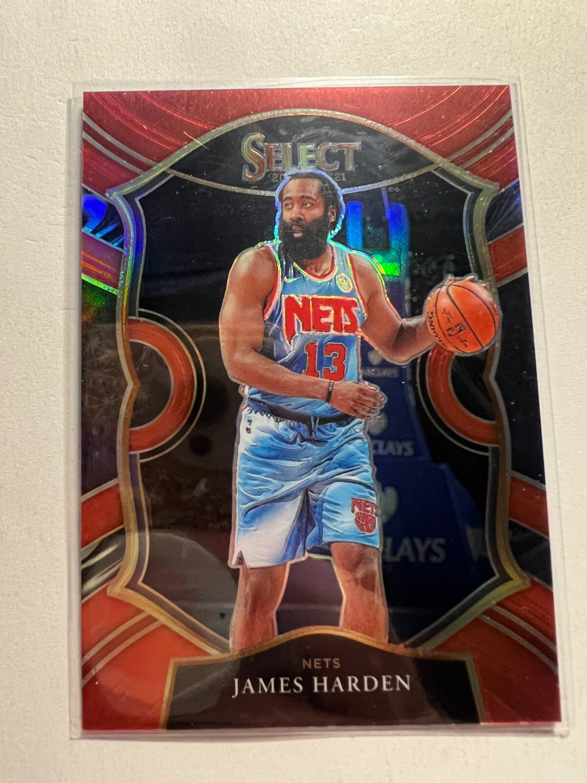 K13,012 - 2020-21 Select Prizms Red #12 James Harden #/199