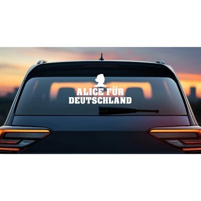 LEMMY'S HOLZSCHMIEDE Aufkleber ALICE FÜR DEUTSCHLAND ALICE WEIDEL AFD Autoaufkleber Sticker