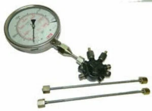 COMMON FUEL RAIL WITH 2000 BAR HIGH PRESSURE GAUGE & HIGH PRESSURE PIPES   - Picture 1 of 1