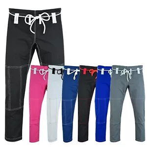 New BJJ Gi Pants Brazilian Jiu Jitsu Gi Pants Martial Arts MMA Grappling Pants - Picture 1 of 53