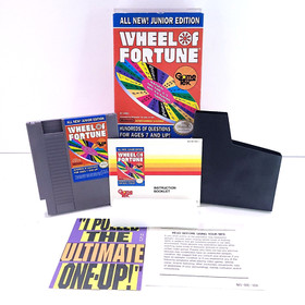 Wheel of Fortune: Junior Edition (Nintendo Entertainment System, 1989) NES CIB