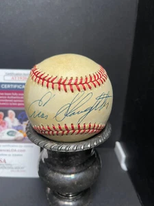 Enos Slaughter - Signed ONL Feeney Baseball -JSA (AY19204) - Bild 1 von 6