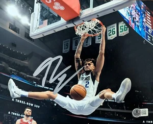 Dereck Lively Signed Autographed 8x10 Dunk Photo Dallas Mavs Beckett BAS COA - Picture 1 of 1