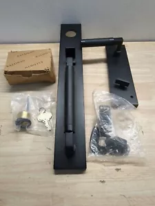 Baldwin Gramercy Knurled Single Cylinder Handleset - Satin Black - Picture 1 of 1