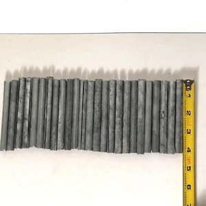 25 Vintage verzinktes Metall 4 Zoll Dachrinnenspieß Nagelhülsen Neu aus altem Lagerbestand - Bild 1 von 3