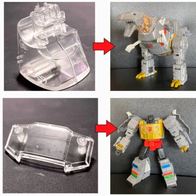 Transparent Neck&Chest Cover Arm Tooth Head hole Upgrade Kit For SS86 Grimlock - Image 1 of 4