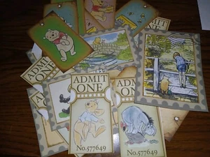 10 Pcs Of Random Winnie The Pooh Embellishments Junk Journals Scrapbooks Usa - Picture 1 of 1