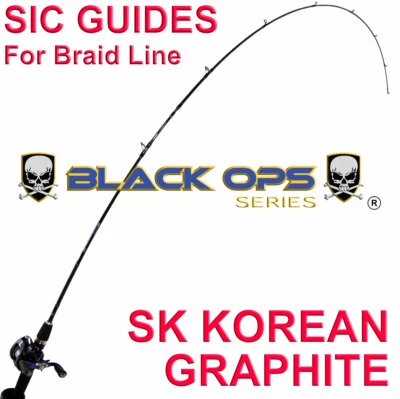Black-Ops 6ft Baitcasting Fishing Rod great for kayak fishing Snapper Bream etc. - Image 1 of 4