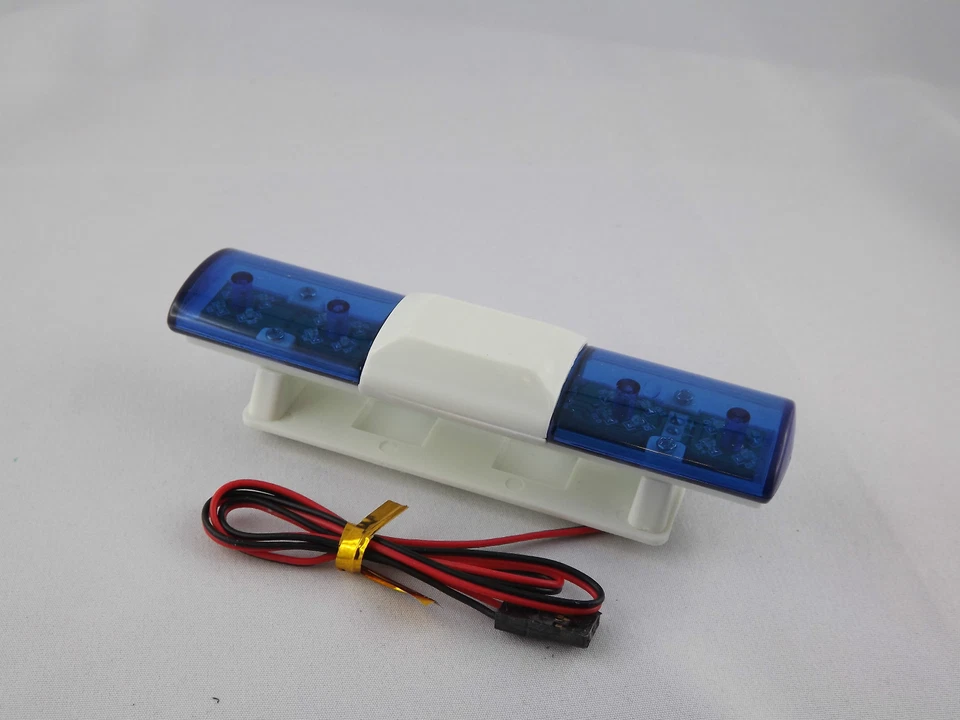 Balkenleuchte, Blaulicht, flache Form, blau-blau - Bild 1 von 1