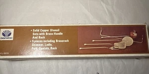 DAEWOO 5-teiliges massives Kupfer Küchen-Kochutensilien-Set CKU-809 - Bild 1 von 6